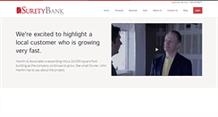 Desktop Screenshot of mysuretybank.com